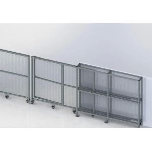 Extruded Welded Aluminum Industrial Profile Wire Mesh Fence 6063 - T5