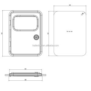 TearDrop Door 918x663 Motorhome RV Trailer with Flyscreen and Customization