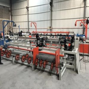 Wholesale 3m Width Fully Automatic Diamond Mesh Weaving Chain Link Fence Machine from china suppliers