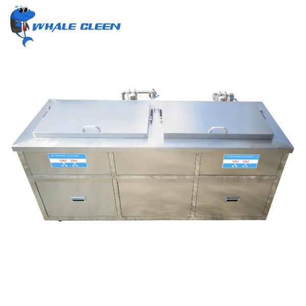 Quality 100L Ultrasonic Cleaner with PLC Control and Heating Filter System for sale