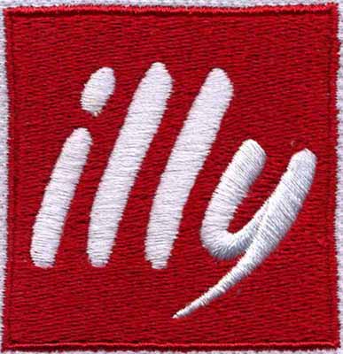 Custom Embroidery Digitizing illy trade mark brand design WBG10B06