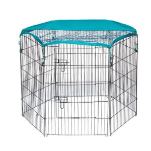 63x91 CM x 6pcs Wire Mesh Small Size Dog Kennel with Shelter or w/o Shelter,Pet