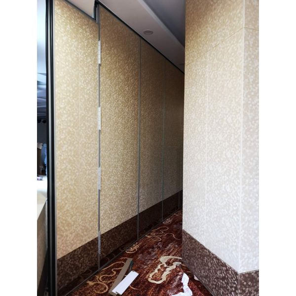 Sliding Aluminium Track Roller Movable Partition Walls Multi Color