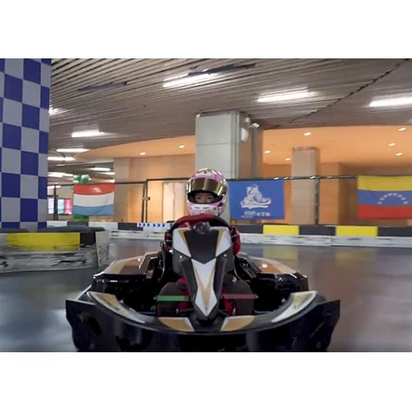 S Version 50Ah*2 Battery Powered Go Kart For Adults 90km/H Belt Drive
