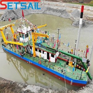 8 Inch Cutter Suction Sand Dredger for River CTN Slot Type Cummins 230kw Main