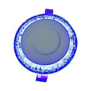 White +Blue colorful panels 3+3W Double Color Ceiling Round Indoor Led Panel