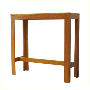 China Bedroom NC Paint 100cm Solid Rubber Wood Table on sale