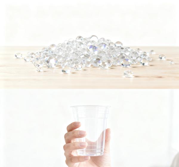 Impact-Resistant High Gloss Transparent for Catering Events/Outdoor Camping