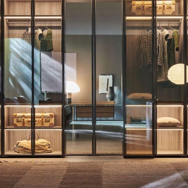 Modern Design Master Bedroom Wardrobe Closet with Customizable Options and Mail Packing