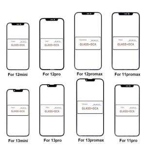 12pro Iphone OCA Touch Glass Outer Screen Cell Phone Parts