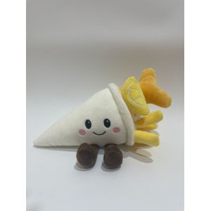 China 7 Pcs Assorted Fried Fish And Chips Plush Toys, Cute Food Stuffed Animals For Kids And Home Decoration on sale