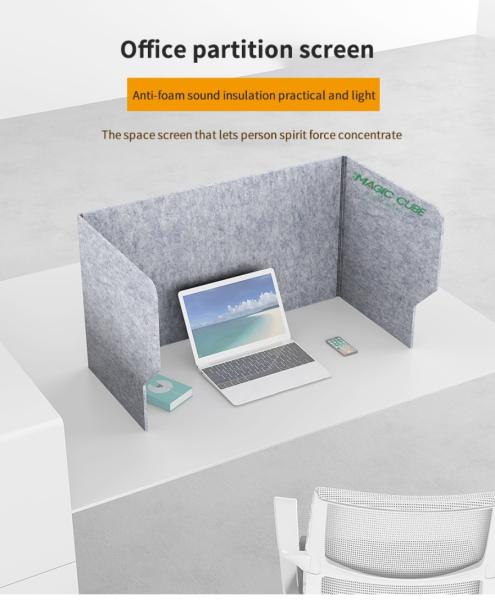 Quality Efficiently Divide Workstations And Create Calmer Work Environment With Felt Desk Dividers for sale