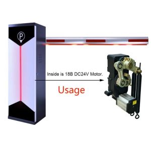 1000M Parking Lot Barrier Gate Motor For Fence Folding Straight Barrier Gate