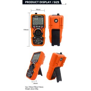 Manual And Auto Range Digital Meter for AC DC Voltage MAX And MIN Measurement