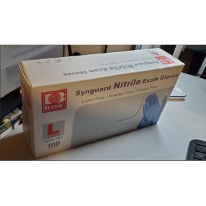 BASIC SYNGUARD Nitrile Examination Gloves Powder Free ASTM D6319 F1671 510K