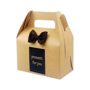 custom favor gable box Factory direct sell gift gable packaging box dessert