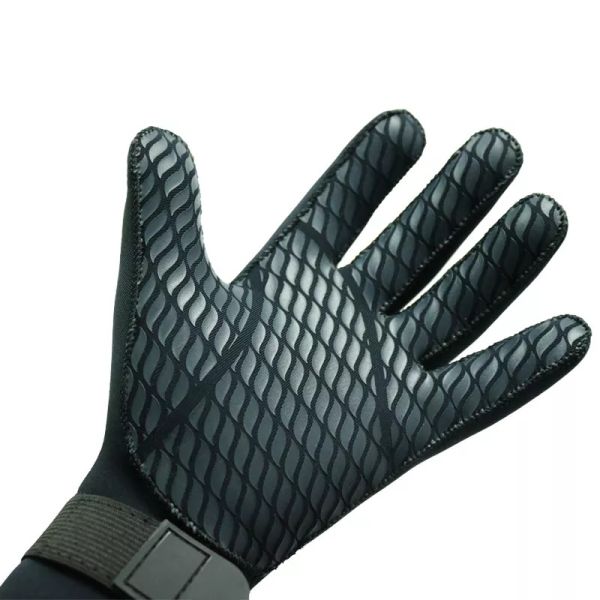 Black coating engineering industrial gloves