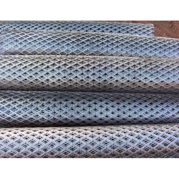 Galvanized Diamond Hole expanded metal mesh screen 0.5-5 Mm Thickness decorative Fencing