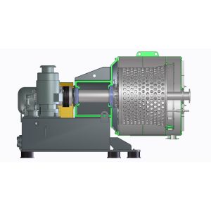 Two Stage Pusher Centrifuge Screen Hr 500 In Chemical Industry For Salt