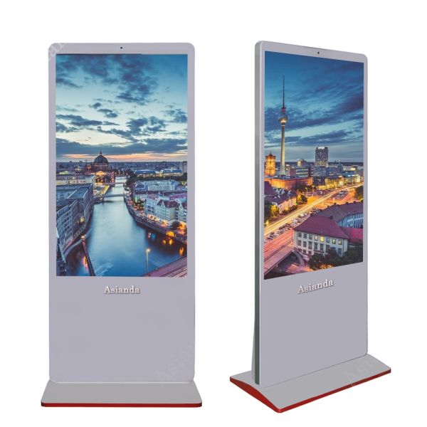 Quality 49inch 10 points capacitive touch LCD digital signage totem wifi 4G standing LCD totem display for sale