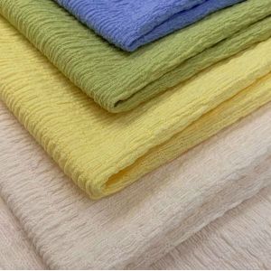 Breathable Spandex Polyester Knit Crinkle Bubble Fabric Jersey
