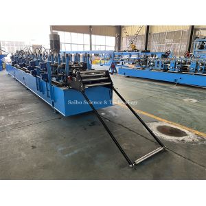 Precision CU Track cutting with 22kw Main Power Solar Roll Forming Machine