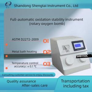 China Automatic Rotating Oxygen Bomb Tester Rotating Pressure Vessel Method Astm D2272 on sale
