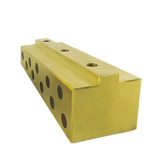 Customized Non-Elevation Force Yellow Graphite Bronze Plastic Mold Self-Lubricating Plate, Oil-Free Bushing