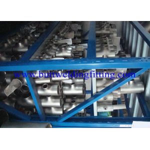 Reducer tee / stub end Cap But Weld Fittings UNS S31254 / ASTM A182 F44 / 254SMO