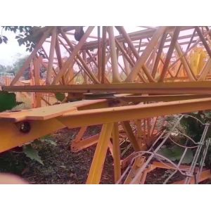 8T Used Zoomlion Tc6513-8 Tower Crane with 23c Dismountable Sections in the Year