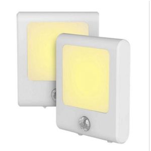 Dusk to Dawn Brightness Adjustable Plug in Motion Sensor LED Night Light