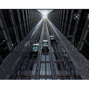 FuJi 6.0m/s High Speed Passenger Elevator 8 Persons Passenger Lifts For Flats