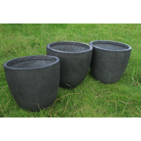Versatility Fiber Cement Pot For Flower Planters Pots Frost Resistant