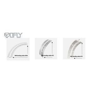 YD-5015 Bendable Drywall Plaster LED Profile 50x15mm Oblong Anodized for