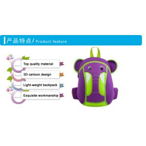 Easy Clean Neoprene Toddler Backpack With Reduced Pressure Shoulder Design