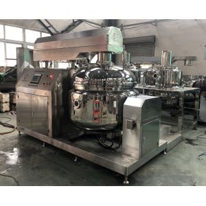 750L Toothpaste Production Equipment Emulsifying Mixer With Scraper 3500 R.P.M