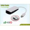 Multifunctional 1 Port 10/100/1000Mbps RJ45 Gigabit USB Ethernet Adapter with 2 Ports USB Type C Hub for sale