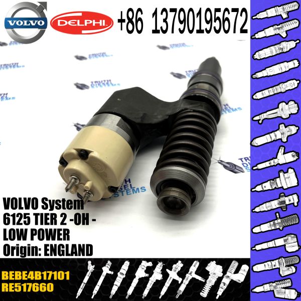 Common Rail Diesel Fuel Injector RE517660 BEBE4B17101 for 6125 TIER 2 -OH - LOW POWER