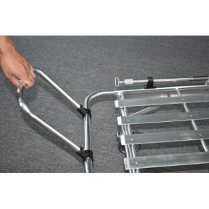 Aluminum Alloy Foldable Wide Edge Low Position Ambulance Stretcher Rescue