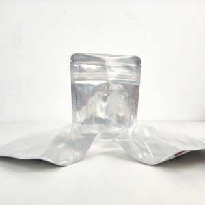 Transparent Stand Up Pouch Zip Lock Packaging Bag For Cosmetic Candy Make Up