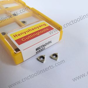 Wholesale CNC Boring Inserts Wc-Co PVD Coating WBGT060101L HYKH03，Capable of machining superalloys from china suppliers