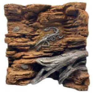 China Natural Texture Reptile Cage Background Flameproof Customizable For Snack on sale