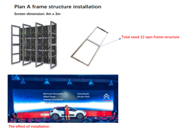 Guide Visual GS Custom LED Display Modular Panels Wall for Large Video Wall Projects
