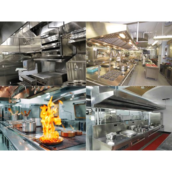 Double Bottles Automatic Protection Restaurant Hood Fire Suppression System For Hotel Fire Fight