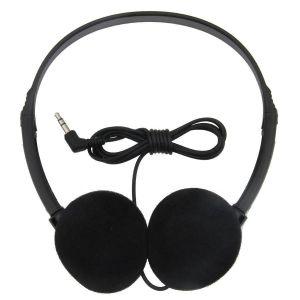 Best Custom Single PIN Wired Headset Airline Earphone On-ear Over-ear Headband