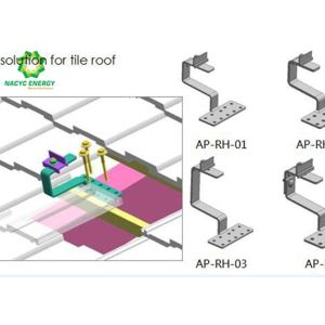 Wholesale Home Rooftop Solar Mounting Systems Flexible Solar Racking Roof Hooks Innovative Design from china suppliers