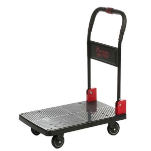 Reinforced 4 SILENT Wheel Foldable Cart Trolley 180KG Feet Folding