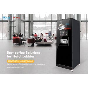 Macas Fully Automatic Freshly Ground Cabinet Coffee Machine with Multi