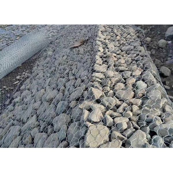 2×1×0.5m Gabion Wall Baskets Hexagonal Hole / Gabion Garden Wall