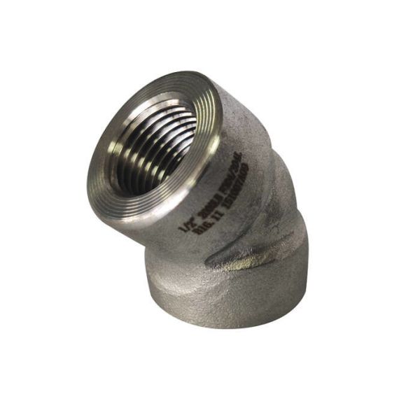 Quality Class 2000 45D 2000LB 316L Female Threaded Elbow for sale